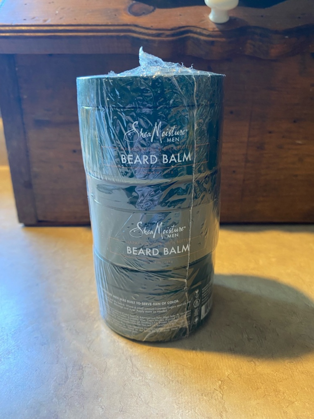 3 pack - Beard Balm Shea Moisture Men Maracuja Oil & Shea Butter 4 fl oz/118 ml